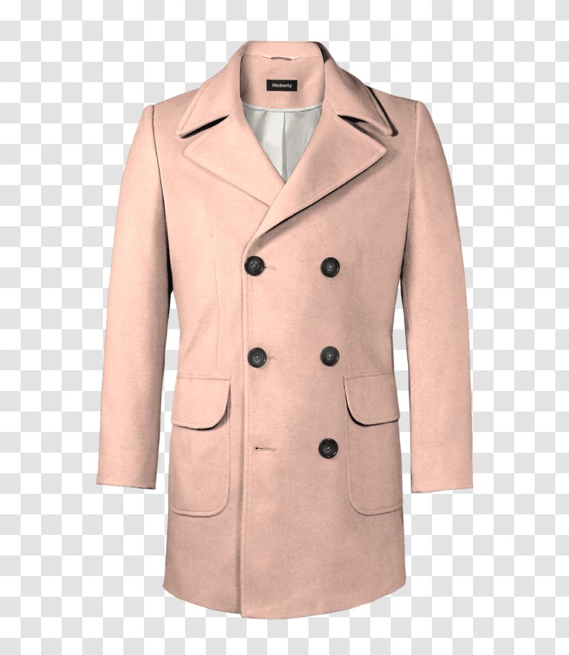 Trench Coat Overcoat Pea Hood - Jacket - Shirt Transparent PNG