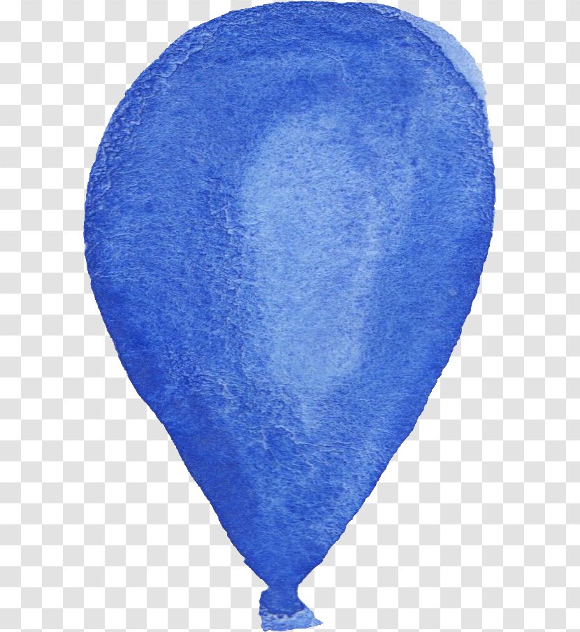Hot Air Balloon Blue Watercolor Painting Transparent PNG