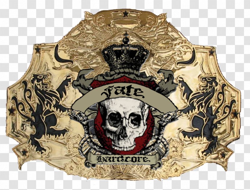 Outerwear Championship Belt Skull Professional Wrestling - Badge Transparent PNG