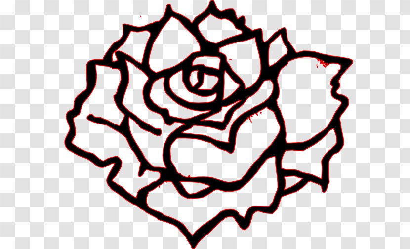 Black Rose Drawing Clip Art - Tree Transparent PNG