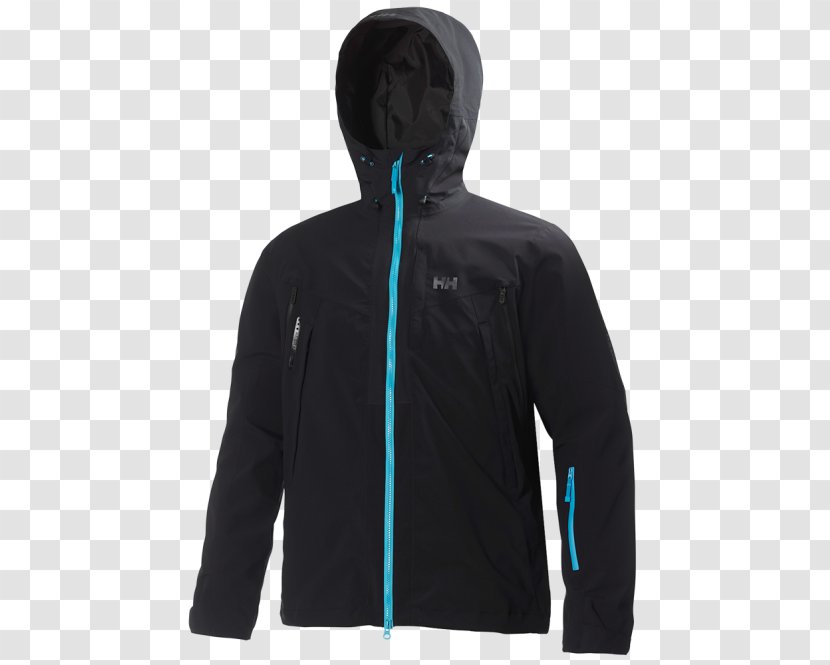Jacket Hoodie Clothing Zipper - Electric Blue Transparent PNG