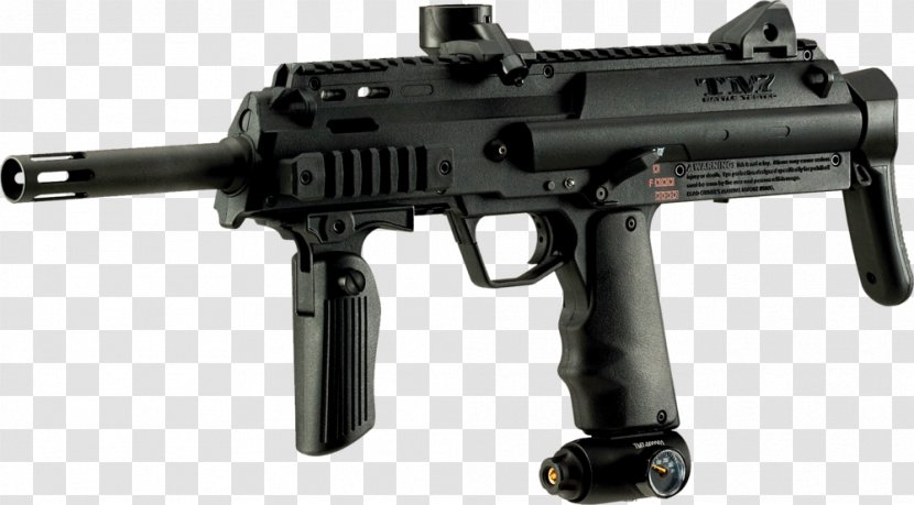 Paintball Guns Firearm Personal Defense Weapon - Watercolor Transparent PNG