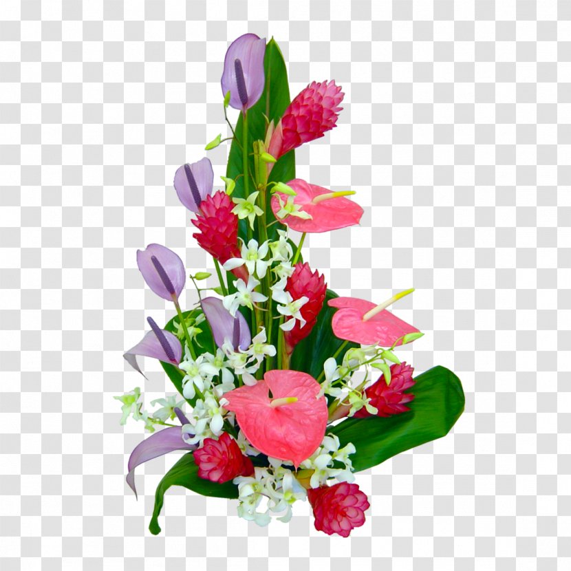 Hawaii Flower Bouquet Floral Design Clip Art - Tropics - Tropical Transparent PNG