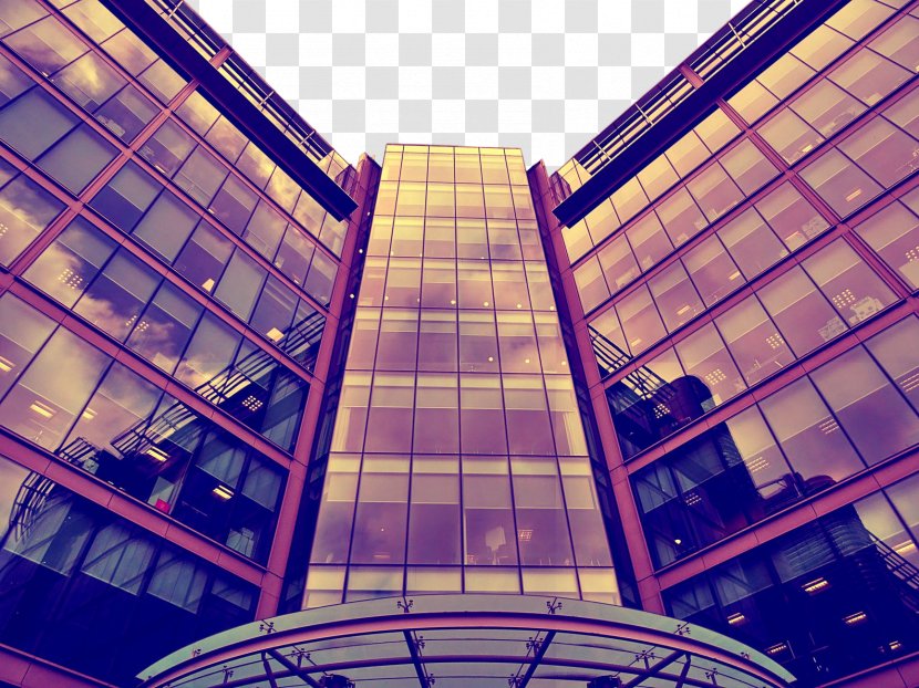 Blue Architecture Daytime Landmark Building - Purple - Commercial Transparent PNG