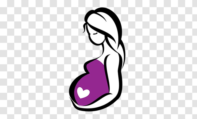 Pregnancy Test Postpartum Period Confinement Menstruation - Purple Transparent PNG
