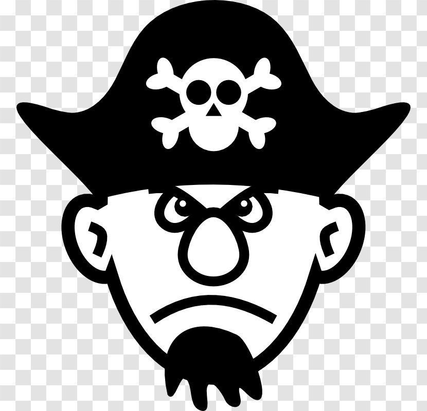 Hat Piracy Tricorne Clip Art - Eyepatch - Funny Skull Transparent PNG