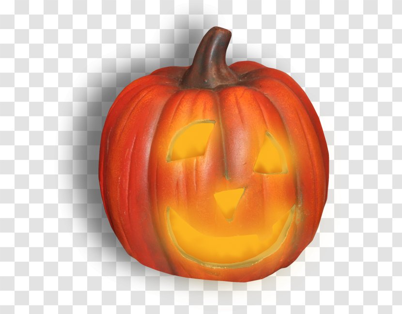 Jack-o'-lantern Pumpkin Calabaza Halloween - Gourd - Lantern Transparent PNG