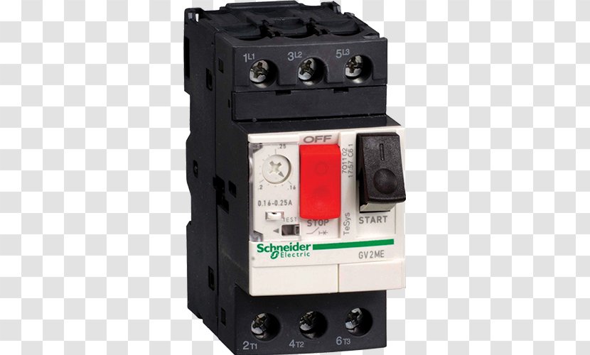 Circuit Breaker Schneider Electric Contactor Télémécanique Magnetic Starter - Residualcurrent Device Transparent PNG