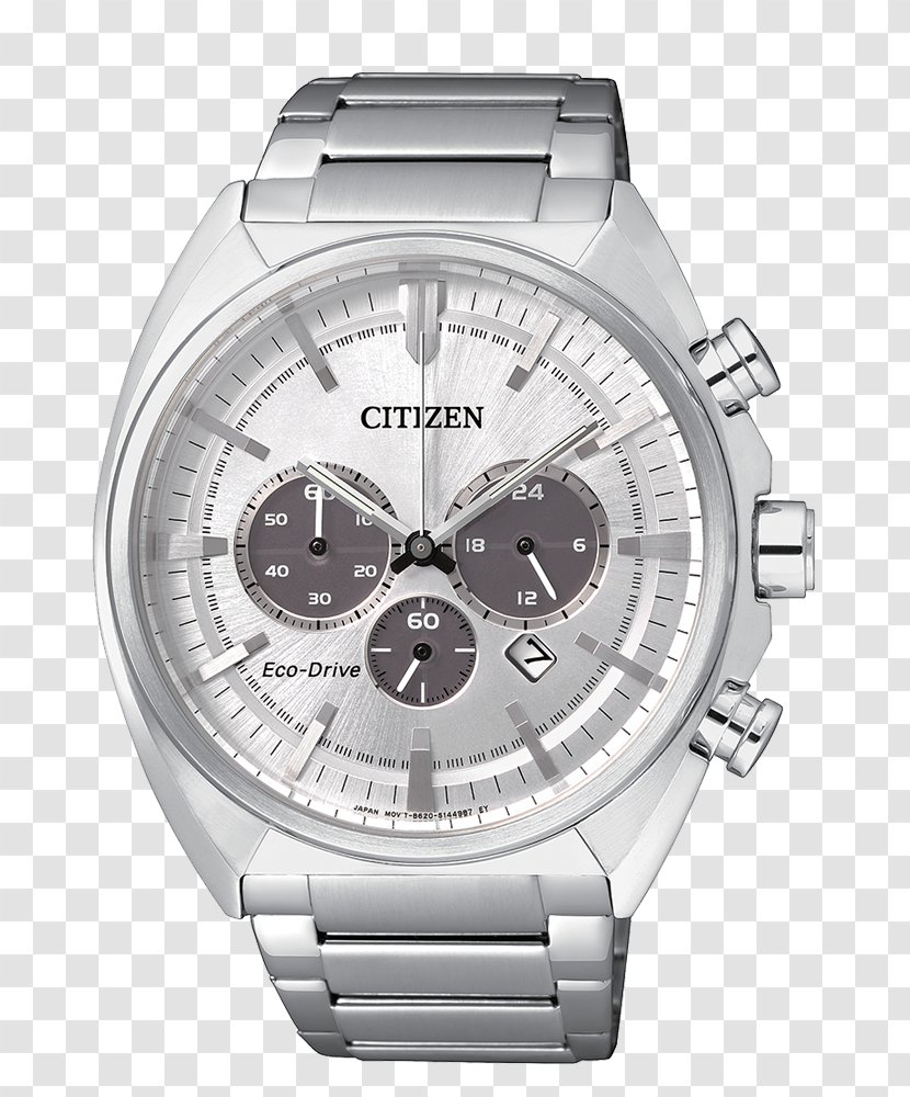 Eco-Drive Citizen Watch Chronograph Holdings - Water Resistant Mark Transparent PNG