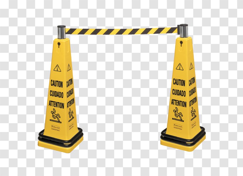 Wet Floor Sign Safety Rubbermaid Traffic Cone Transparent PNG