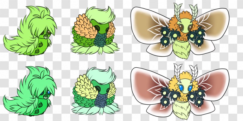 Drawing Butterfly Caterpillar Insect Moth - Types Of Moths Transparent PNG