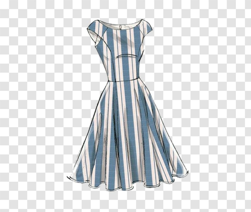 Pattern Dress Princess Seams Fashion Sleeve - Onepiece Garment - Skirt Drawing Dresses Transparent PNG