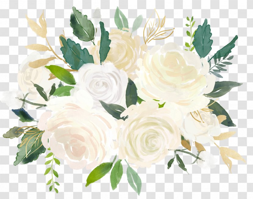 Wedding Save The Date - Garden Roses - Gardenia Artificial Flower Transparent PNG