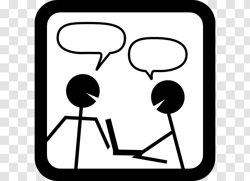 Online Chat Conversation Clip Art - Communication - Interview Cliparts Transparent PNG
