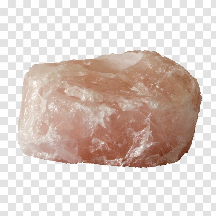 Mineral Rose Quartz Light Rock - Gemstone Transparent PNG