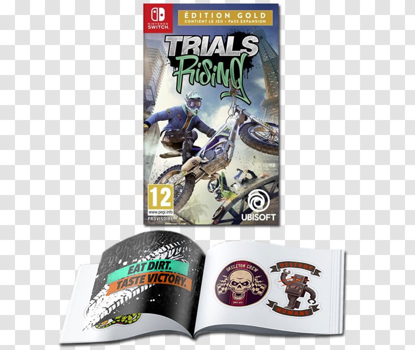 Trials Rising Nintendo Switch Video Game Ubisoft PlayStation 4 - Preorder - Shining Resonance Refrain Transparent PNG