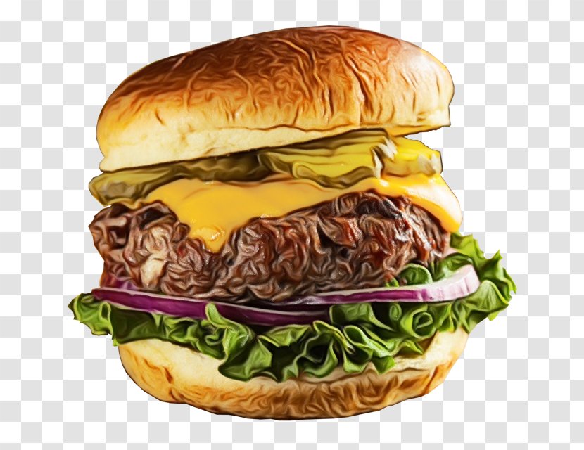 Junk Food Cartoon - Original Chicken Sandwich - Fried Roast Beef Transparent PNG