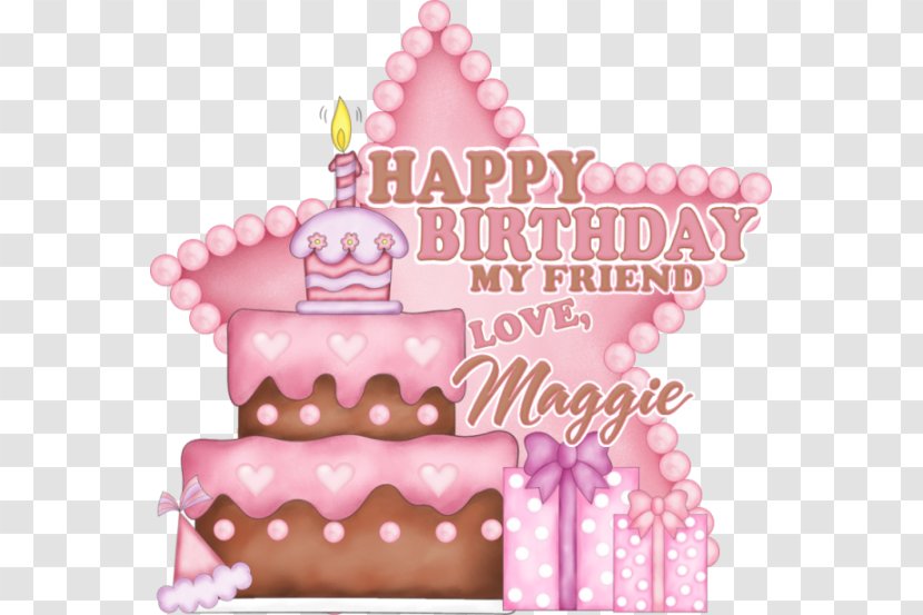 Birthday Cake Decorating Royal Icing Buttercream - Pink M Transparent PNG