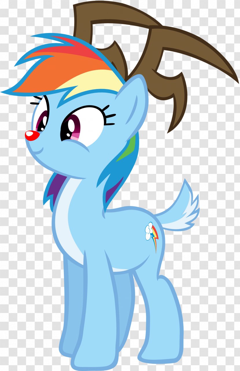 Rainbow Dash Pony Rarity DeviantArt - Antler Transparent PNG