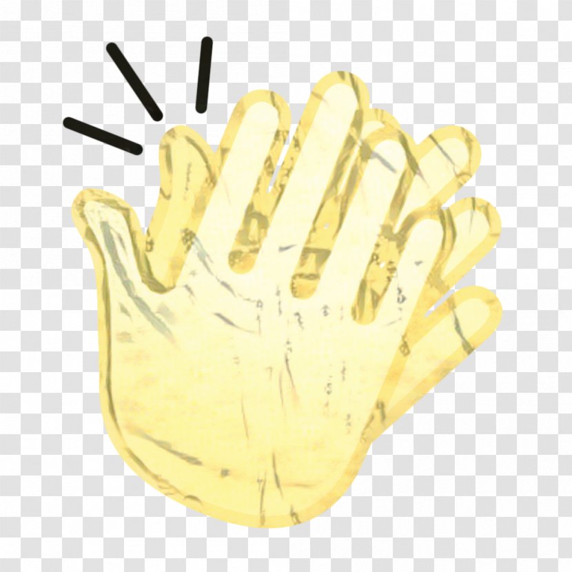 Yellow Background - Personal Protective Equipment - Gesture French Fries Transparent PNG