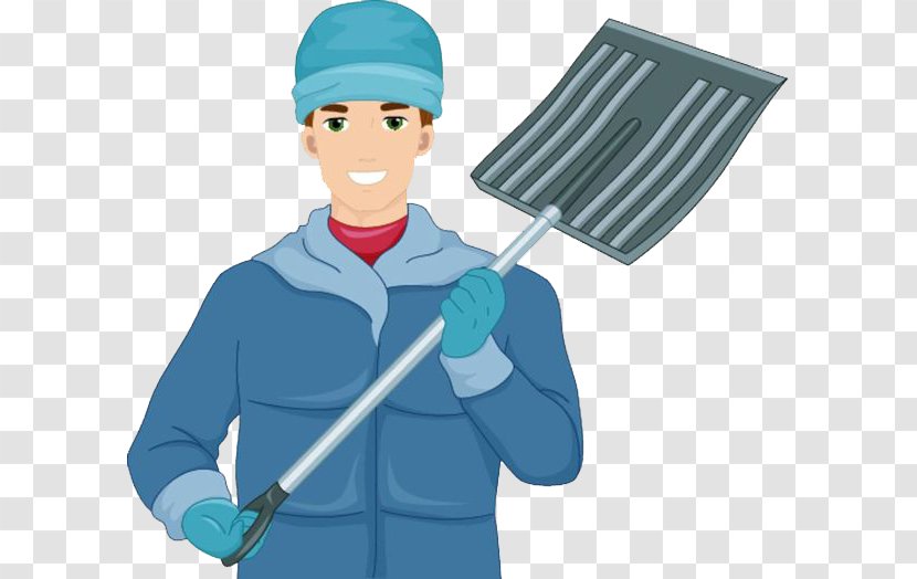 Snow Shovel Royalty-free Clip Art - A Man With Transparent PNG