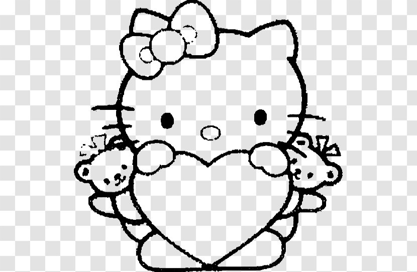 Hello Kitty Coloring Book Cat Image Drawing - Tree Transparent PNG
