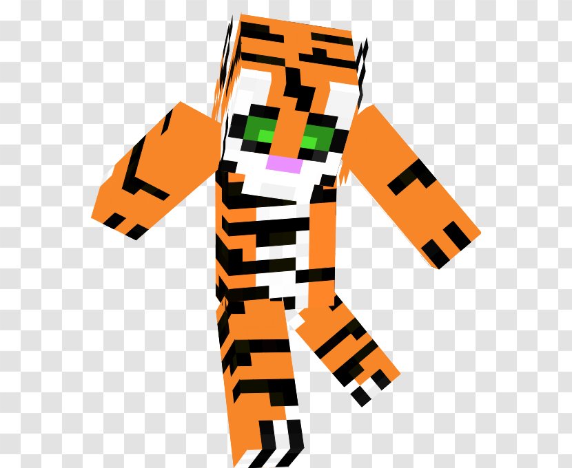 Minecraft White Tiger Mod Pikachu - Fictional Character Transparent PNG