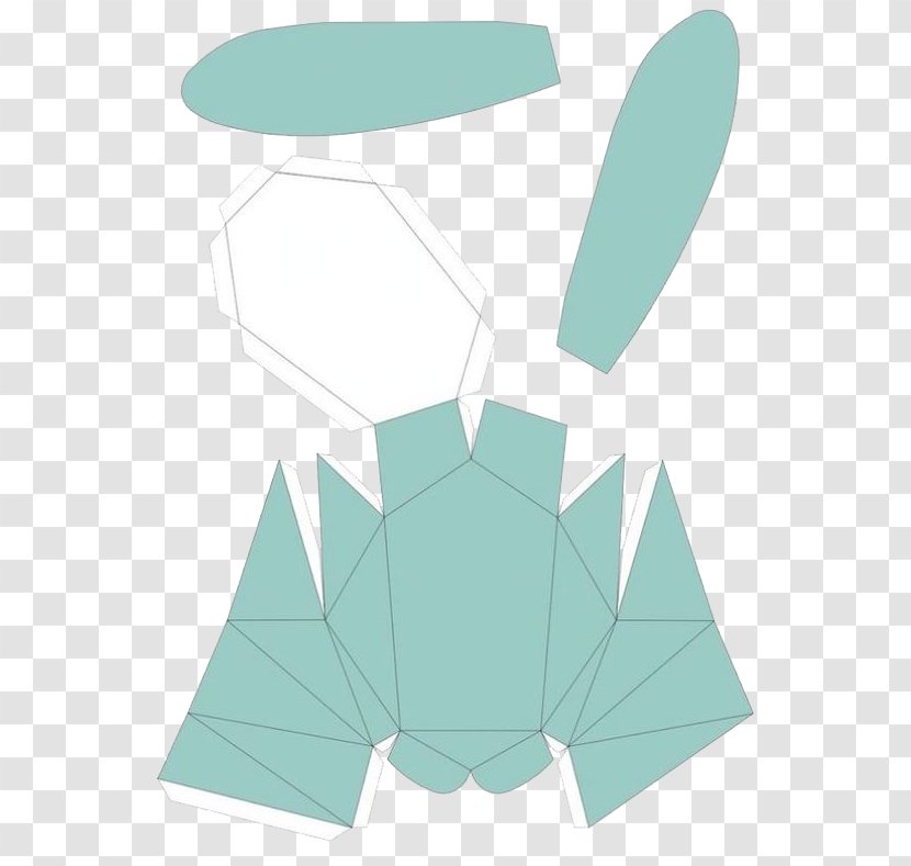 Paper Model Easter Bunny Rabbit Transparent PNG