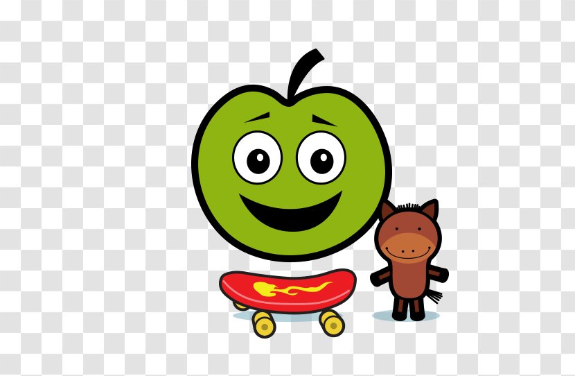 Smiley Text Messaging Fruit Lady Bird Clip Art - Green Transparent PNG