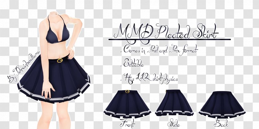 Skirt Clothing Dress Pleat Uniform Transparent PNG