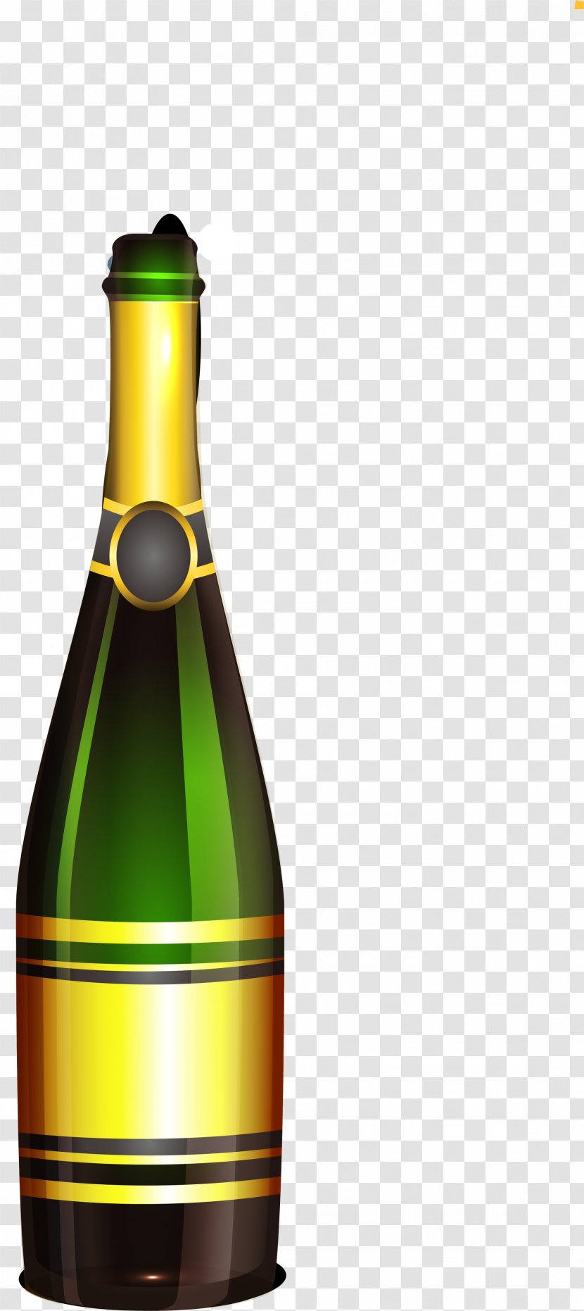Beer Wine Alcoholic Beverage - Drawing - Green Cartoon Transparent PNG
