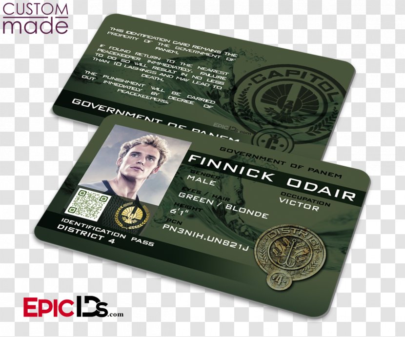 Finnick Odair Glimmer Tribute Boy District 3 Fictional World Of The Hunger Games - Currency Transparent PNG