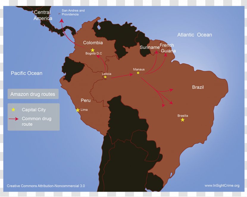 Brazil Colombia Peru Illegal Drug Trade - Information Transparent PNG