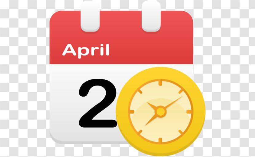 Alarm Clock Yellow Sign - Schedule Transparent PNG