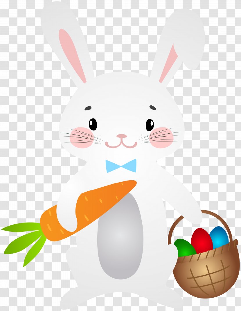 Easter Bunny Hare Domestic Rabbit Clip Art Transparent PNG