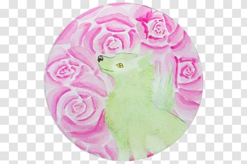 Garden Roses Floral Design Cut Flowers - Dishware - Great Valentine's Day Textile Pastel Transparent PNG