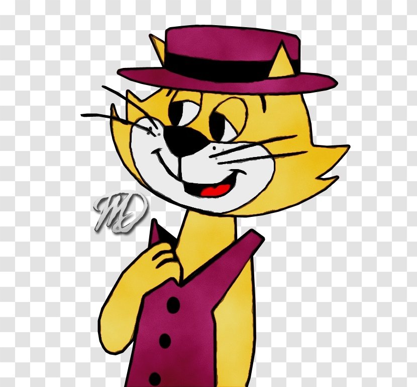 Cat Drawing Cartoon Film Animation - Hat Clown Transparent PNG