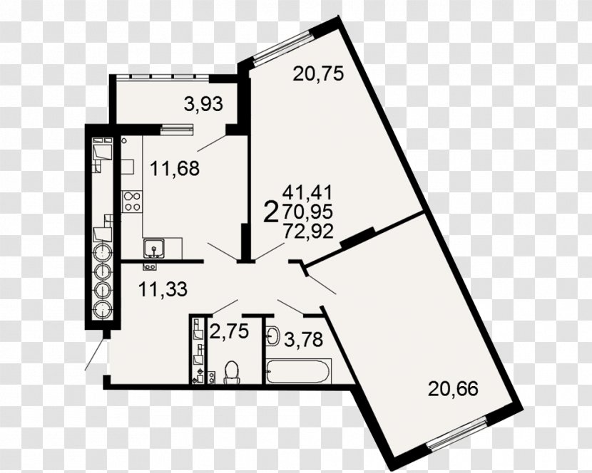 Floor Plan Line Angle Brand - Schematic Transparent PNG