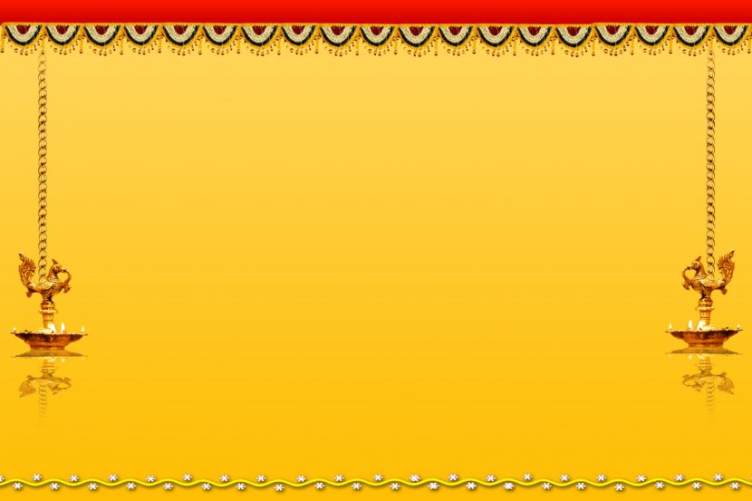 Wedding Invitation Desktop Wallpaper Hindu - Gold - Photoshop Background Image Transparent PNG