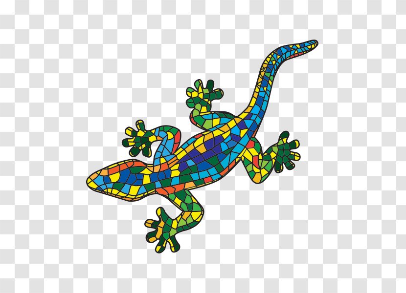 Lizard Gecko Mosaic - Amphibian Transparent PNG