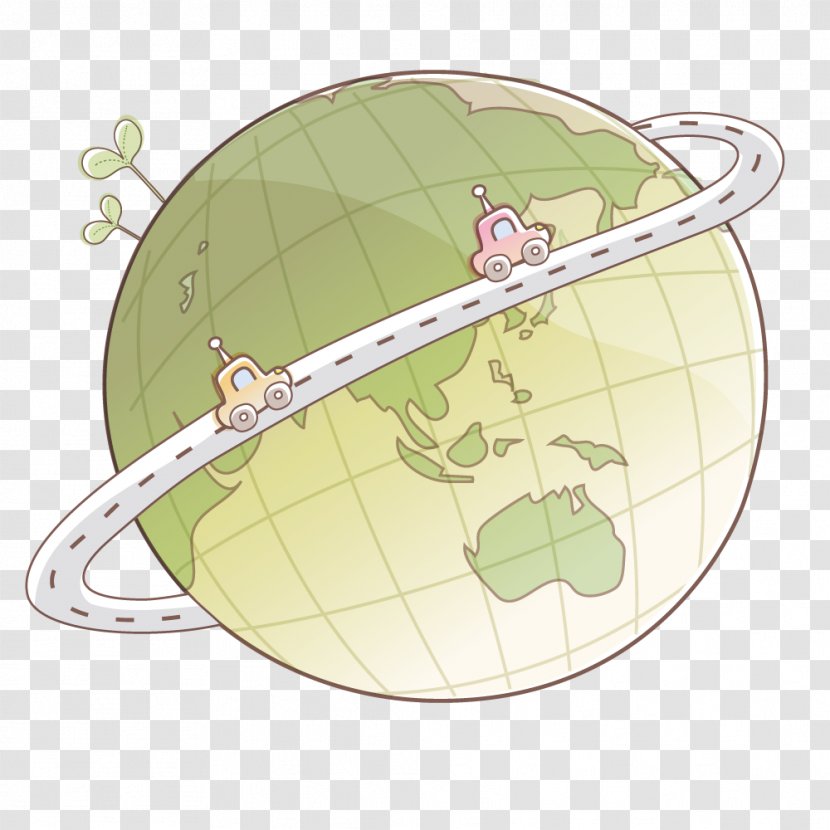 Earth Computer File - Vecteur - Around The Globe Transparent PNG