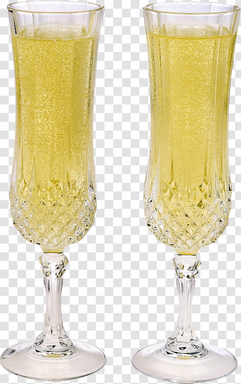 Champagne Glass Wine Cocktail - Stemware - Image Transparent PNG