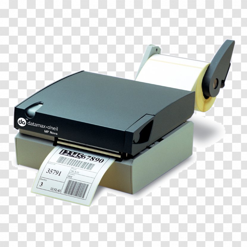 Label Printer Printing Datamax-O'Neil Corporation - Industry Transparent PNG