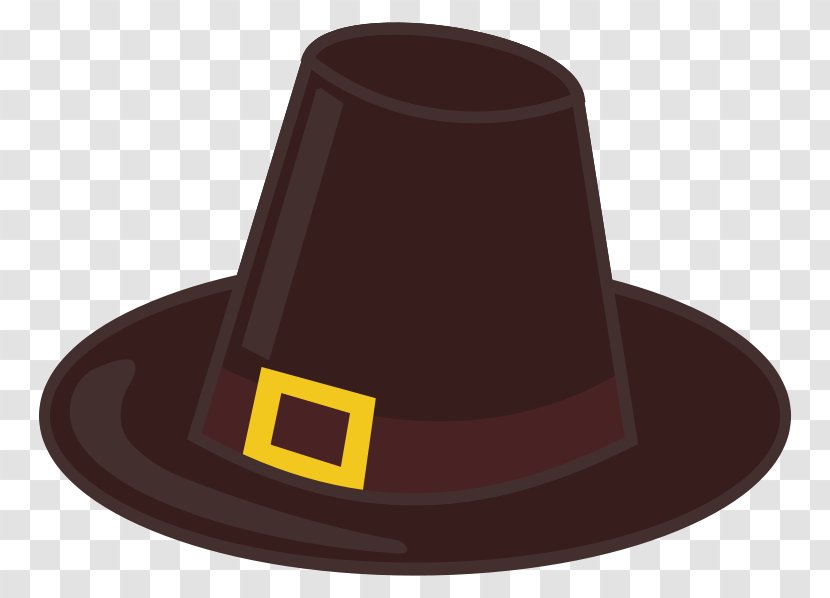 Fedora Pilgrims Hat Clip Art - Hard - Brown Cliparts Transparent PNG