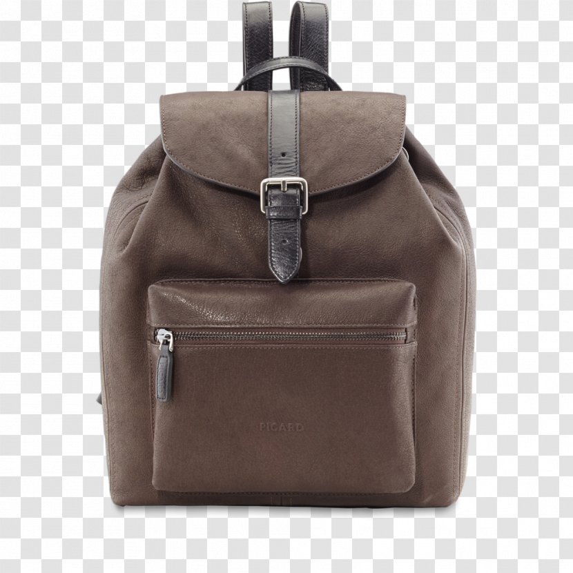 Bag Leather Backpack - Brown Transparent PNG