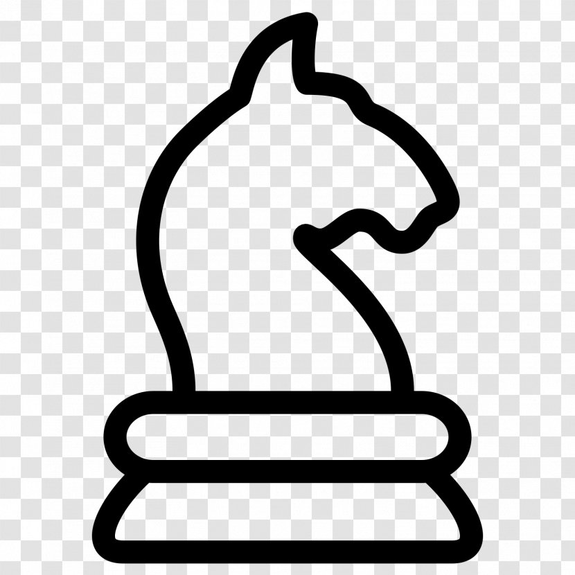 Book Black And White - Chess Piece - Symbol Line Art Transparent PNG
