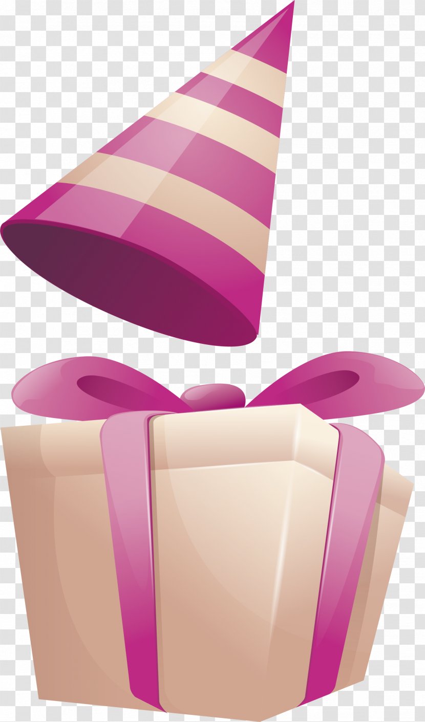 Gift Birthday Pink - Box Transparent PNG