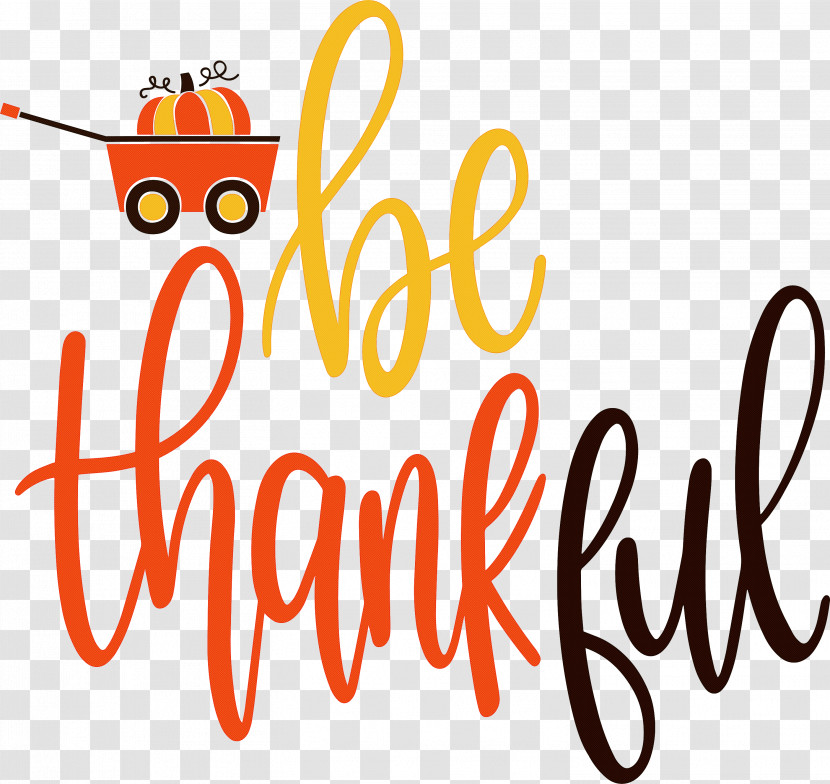 Be Thankful Thanksgiving Autumn Transparent PNG