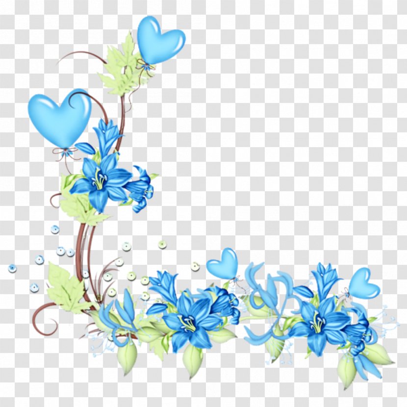 Blue Flower Plant Pedicel Wildflower Transparent PNG