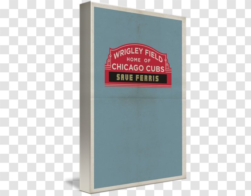 Chicago Cubs Gallery Wrap Canvas Art - Ferris Bueller Transparent PNG